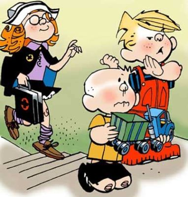  Dennis the Menace: De ondeugendste jongeman op televisie, gevuld met slapstickhumor en onvergetelijke karakters!